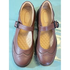 Mary Jane Women's Shoes XSE Size 9 Brown Gothic Casual Workcore Party